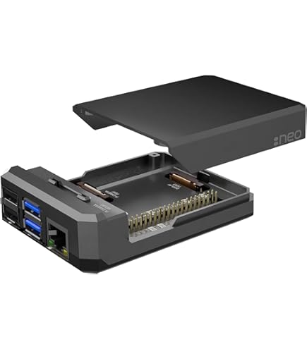 Amazon.com: C4Labs ZRPi-1AS case for Raspberry Pi 4 &3 B+ and